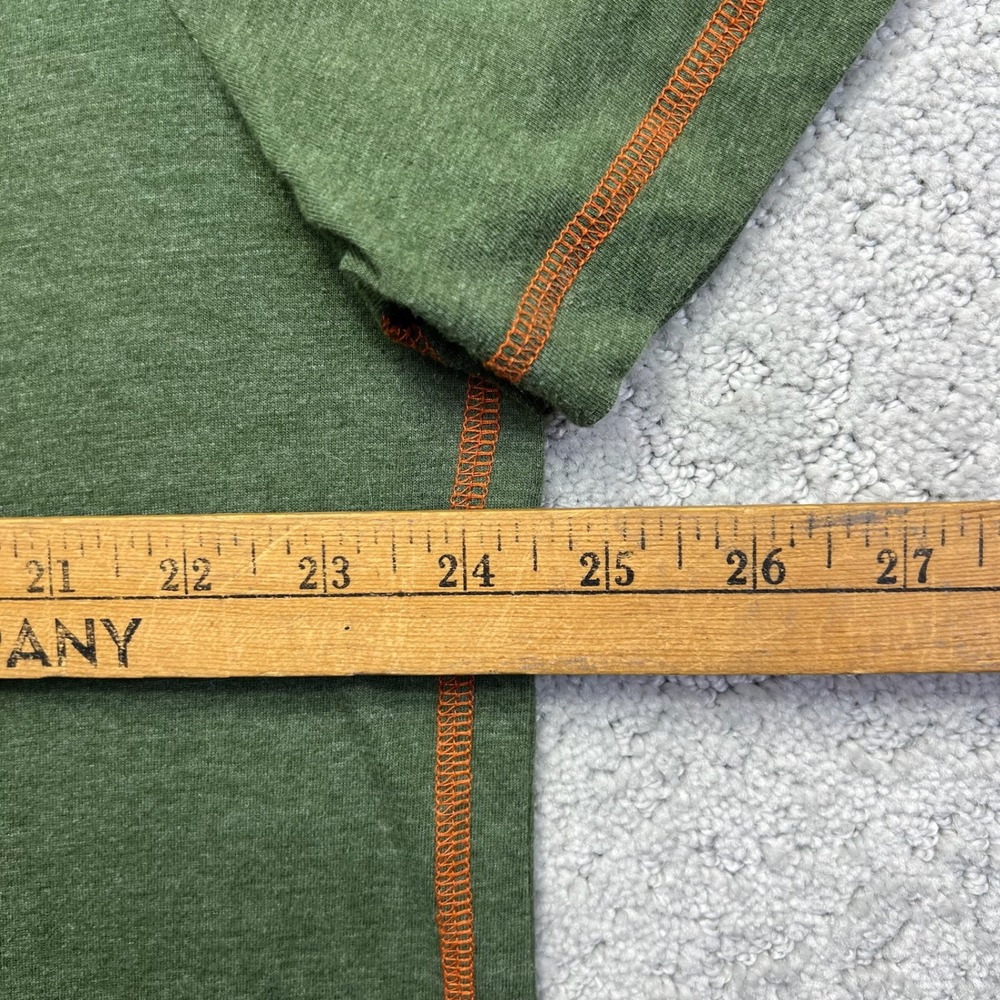 Carbon2Cobalt T-Shirt Mens XL Green Contrast Stitch Organic Cotton Blend - Picture 10 of 12